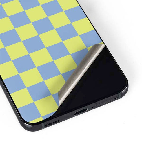 Neon Checkered Galaxy S22 Plus Skin